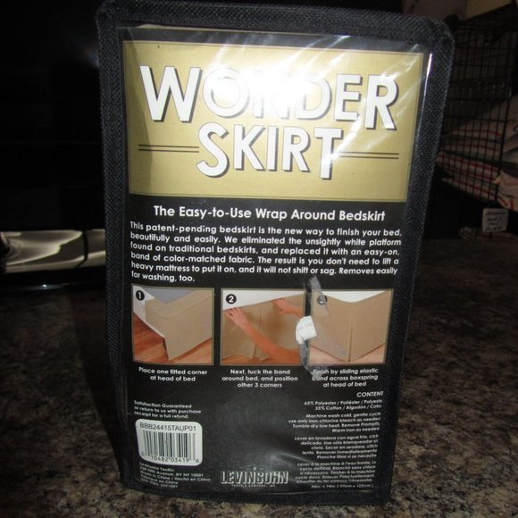 💰 3/$25.00 Wonder Skirt in a Twin size in Taupe Color. - Picture 2 of 2